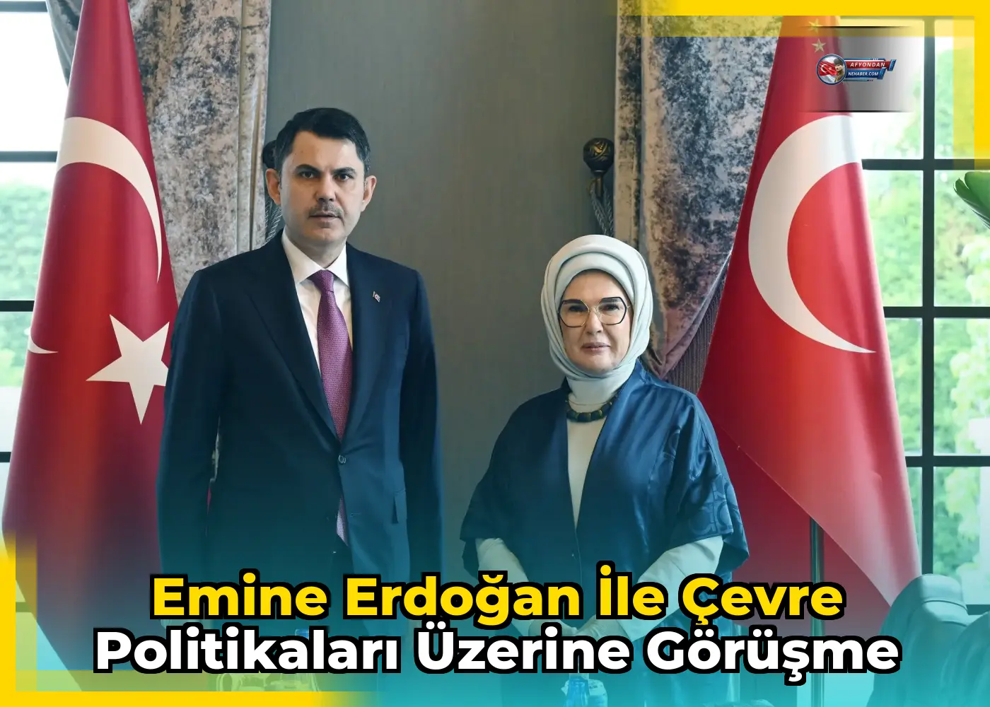 Emine Erdoğan ile çevre politikaları üzerine görüşme