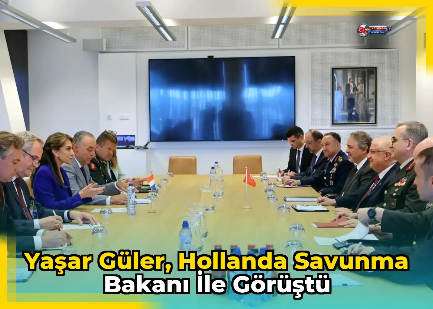 Yaşar Güler, Hollanda Savunma Bakanı ile görüştü