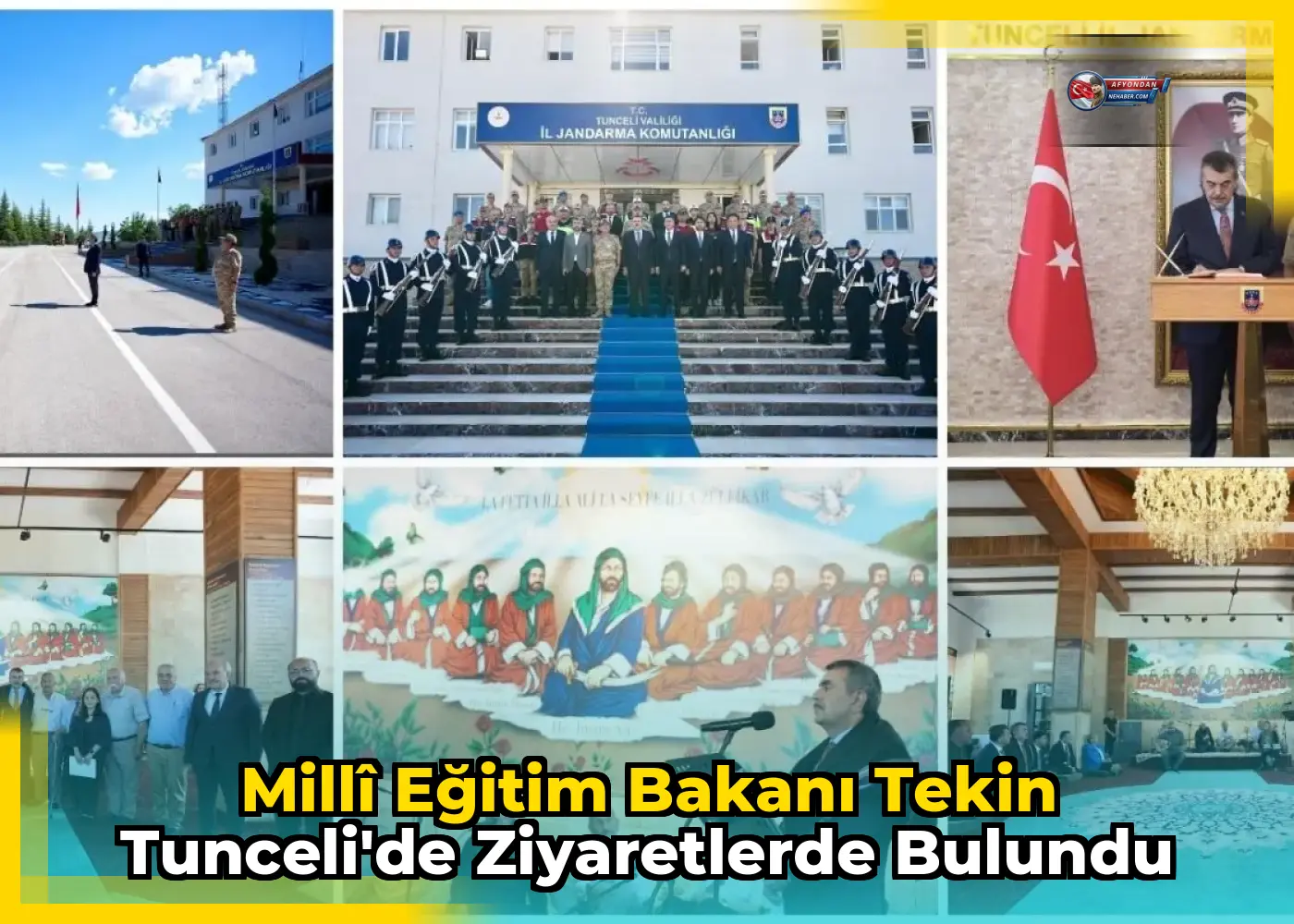 Millî Eğitim Bakanı Tekin Tunceli'de ziyaretlerde bulundu