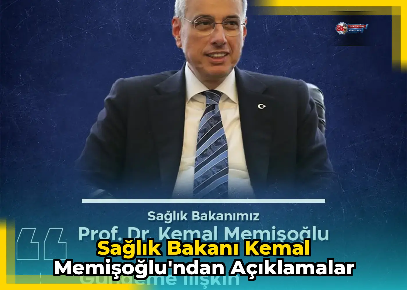 Sağlık Bakanı Kemal Memişoğlu'ndan Açıklamalar