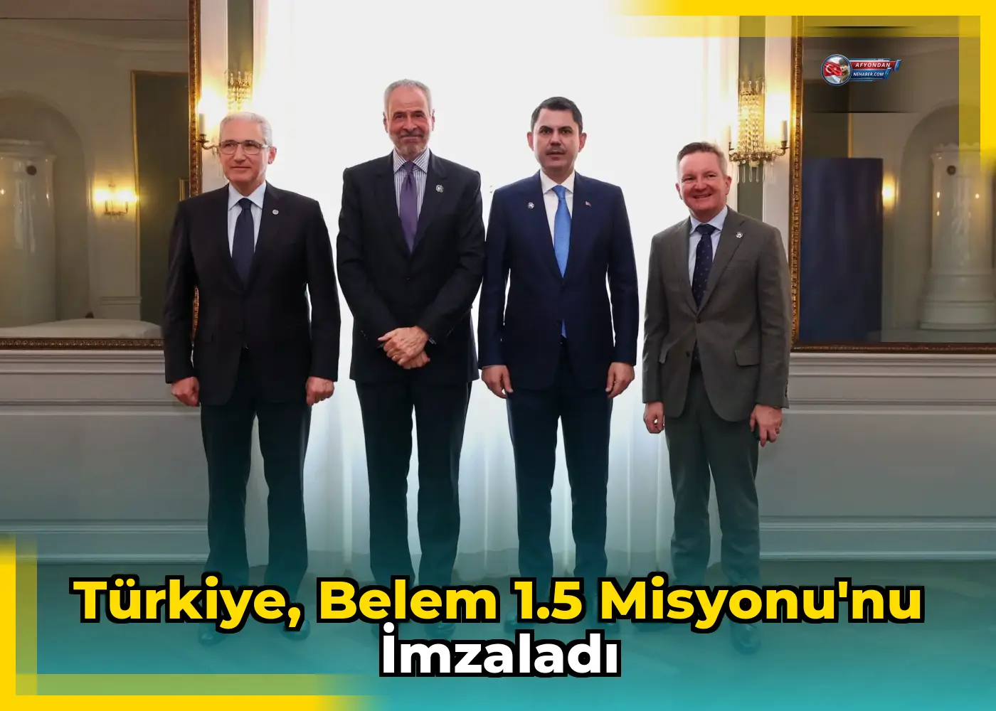 Türkiye, Belem 1.5 Misyonu'nu imzaladı