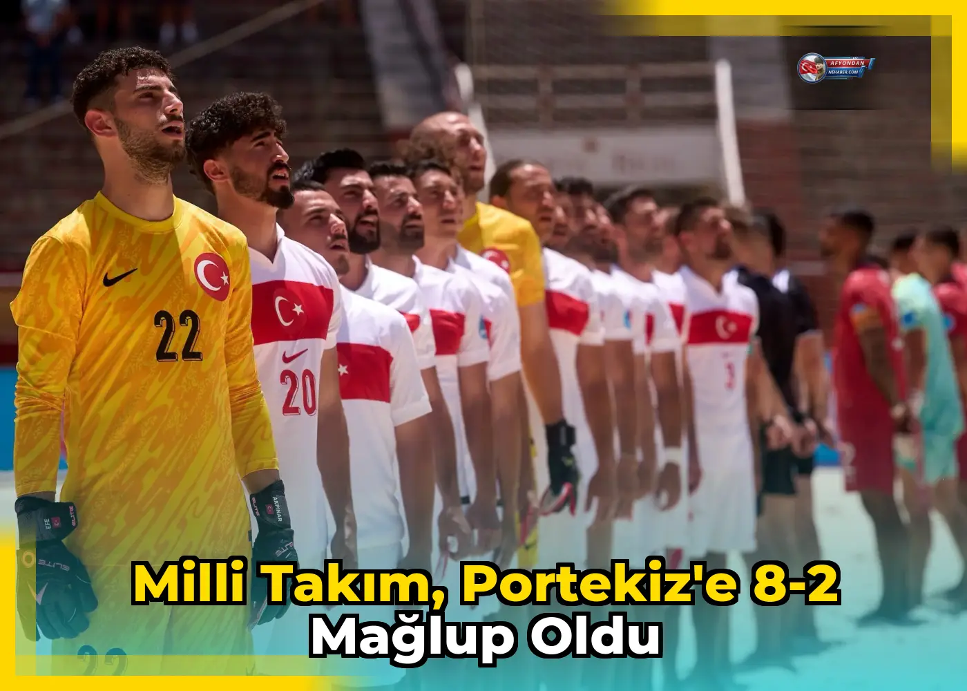Milli Takım, Portekiz'e 8-2 mağlup oldu