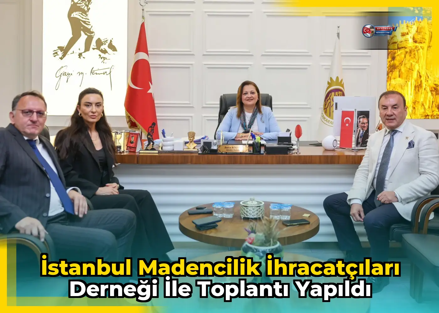 İstanbul Madencilik İhracatçıları Derneği ile toplantı yapıldı