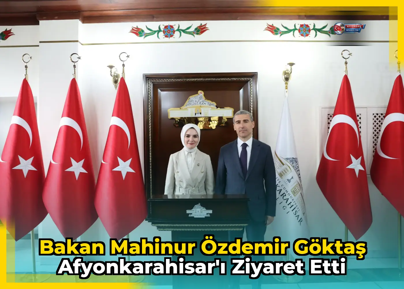 Bakan Mahinur Özdemir Göktaş Afyonkarahisar'ı ziyaret etti