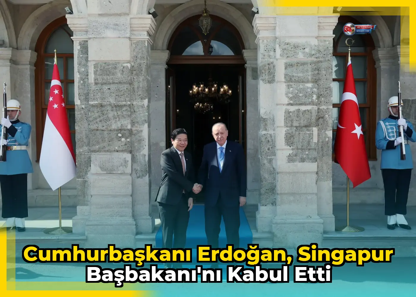 Cumhurbaşkanı Erdoğan, Singapur Başbakanı'nı kabul etti
