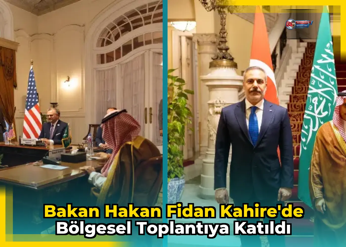 Bakan Hakan Fidan Kahire'de bölgesel toplantıya katıldı