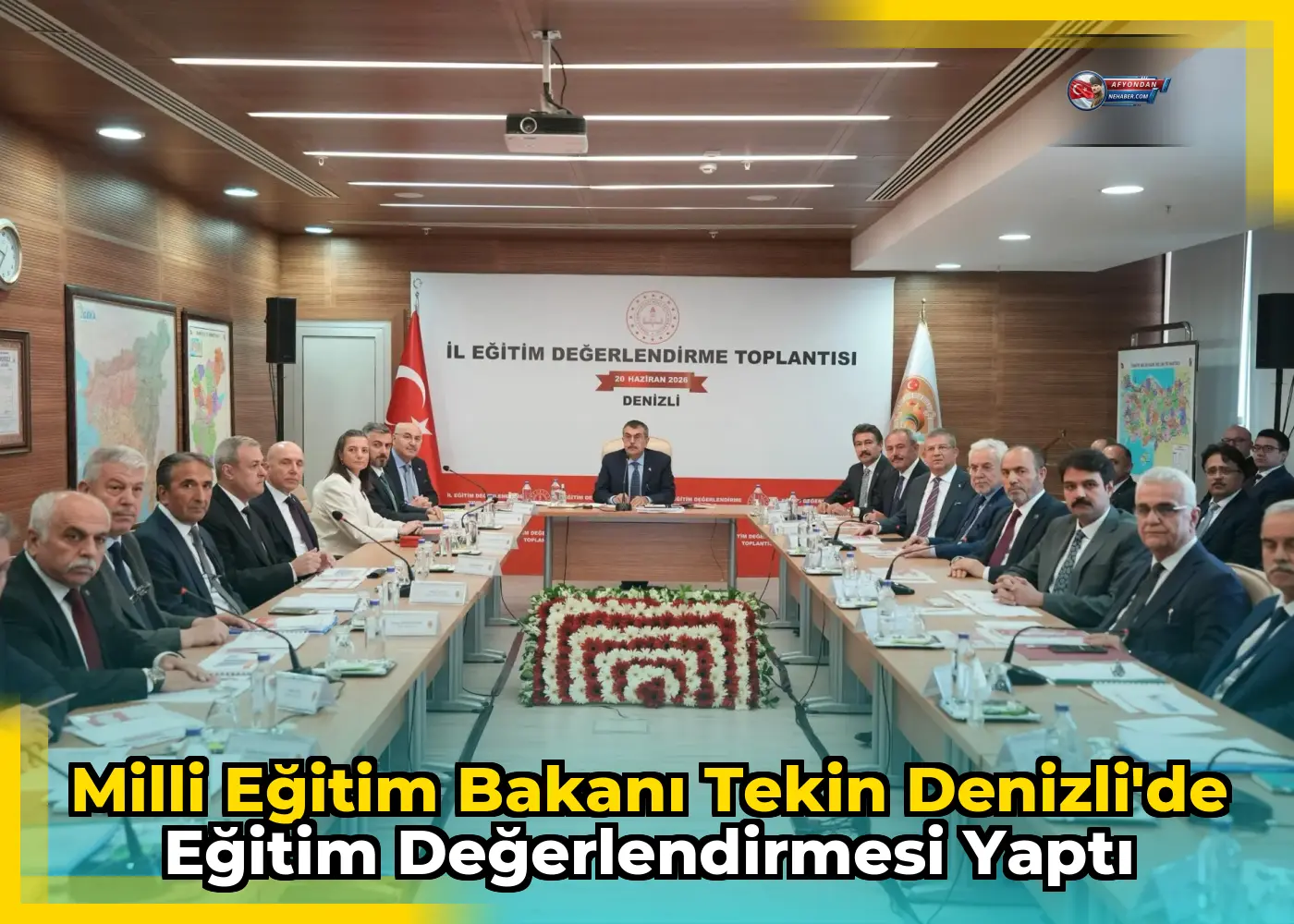 Milli Eğitim Bakanı Tekin Denizli'de Eğitim Değerlendirmesi Yaptı