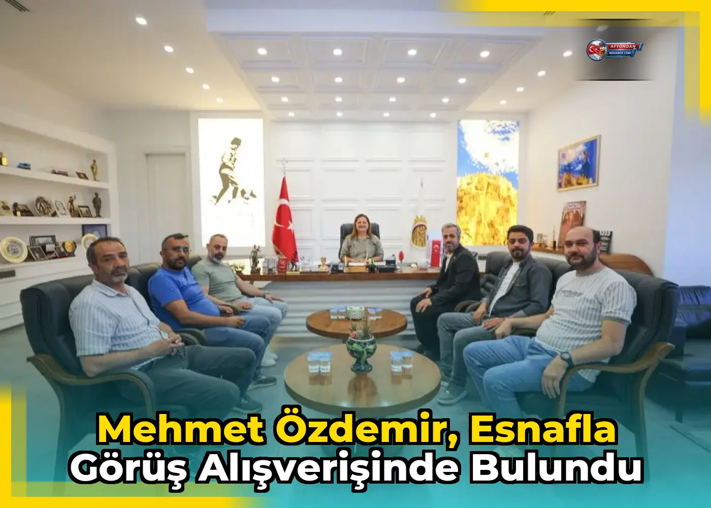 Mehmet Özdemir, esnafla görüş alışverişinde bulundu