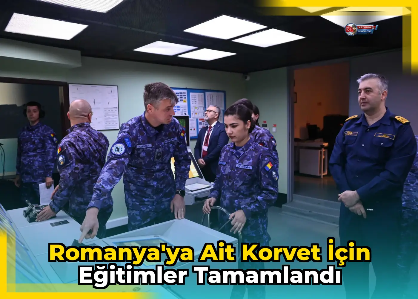 Romanya'ya ait korvet için eğitimler tamamlandı