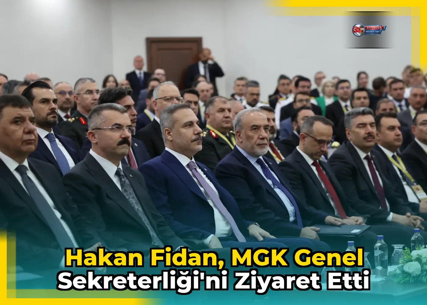 Hakan Fidan, MGK Genel Sekreterliği'ni Ziyaret Etti