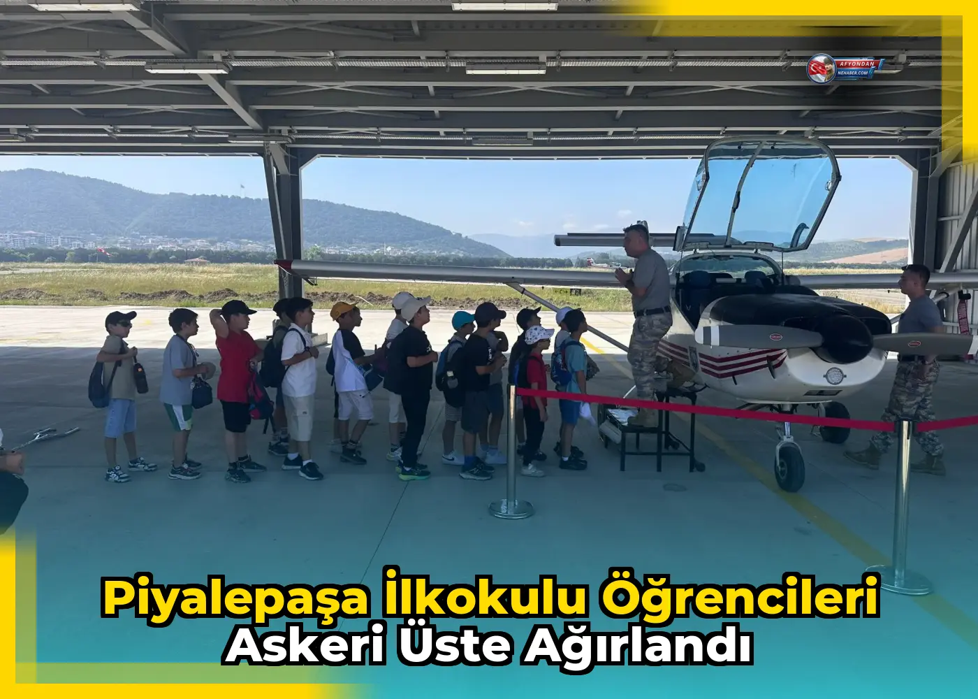 Piyalepaşa İlkokulu öğrencileri askeri üste ağırlandı