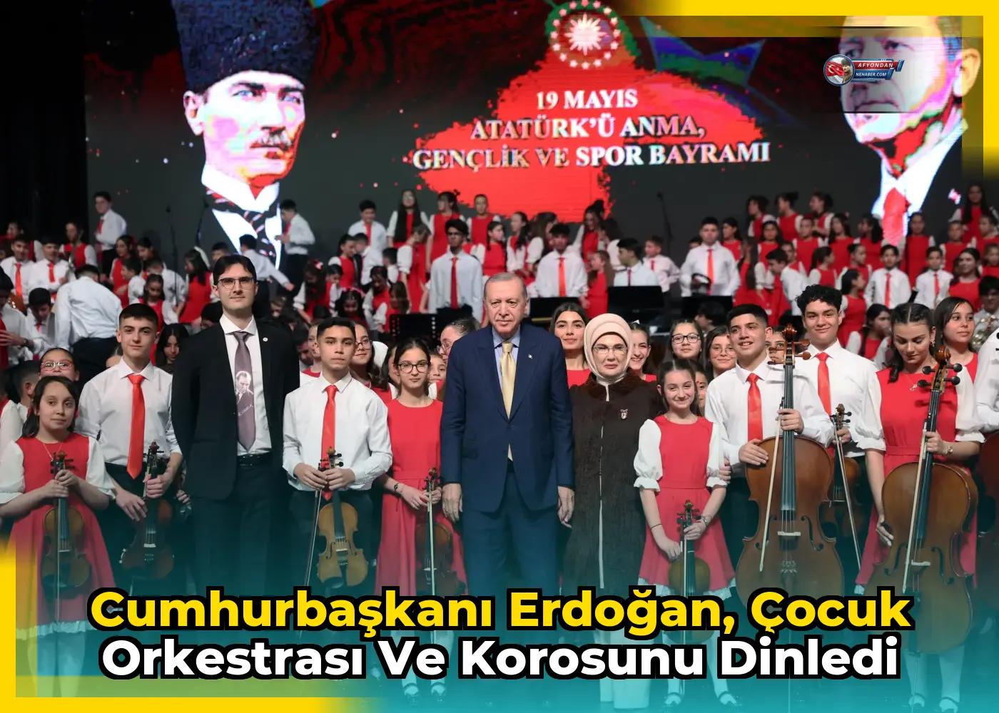 Cumhurbaşkanı Erdoğan, Çocuk Orkestrası ve Korosunu Dinledi
