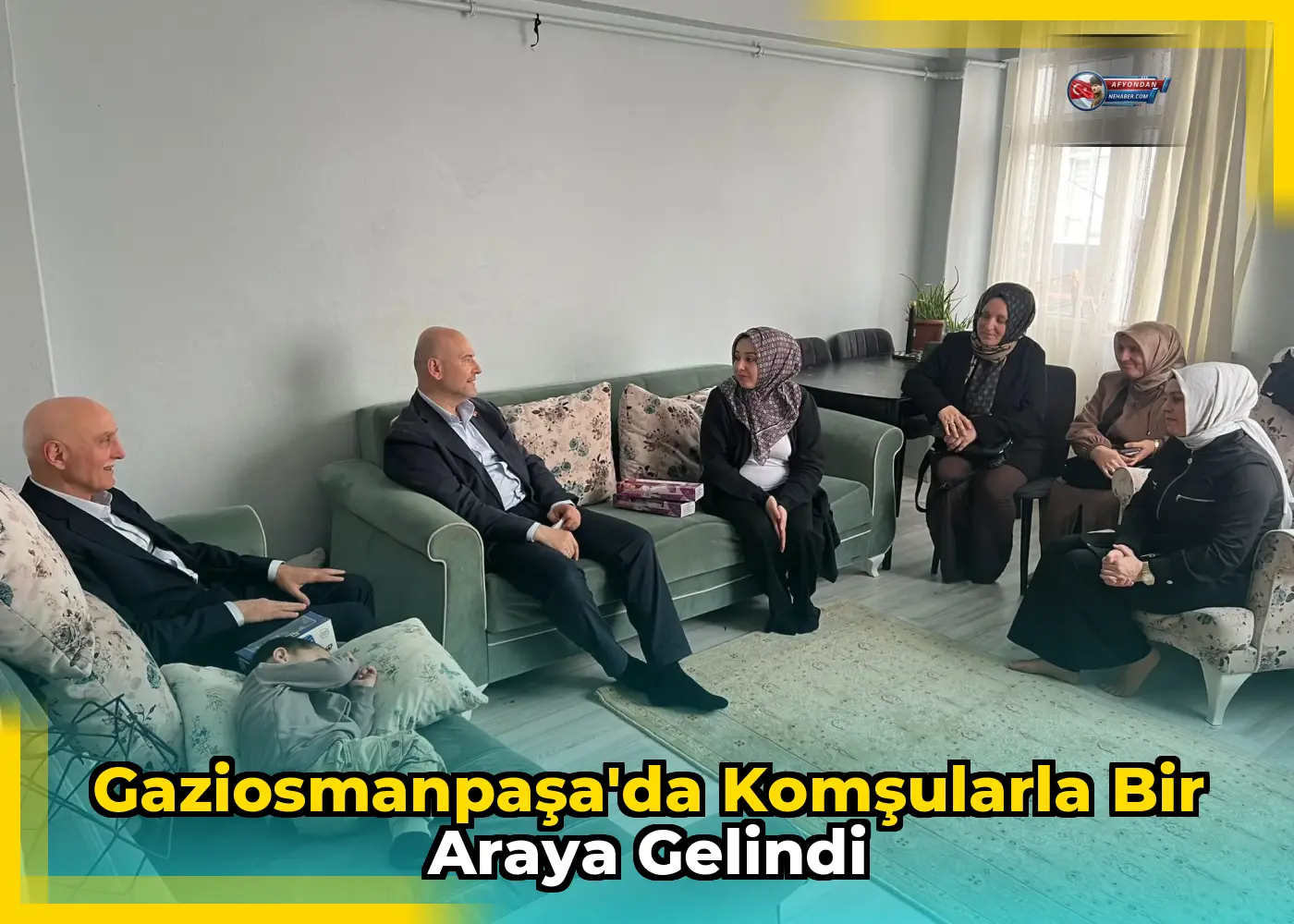Gaziosmanpaşa'da Komşularla Bir Araya Gelindi