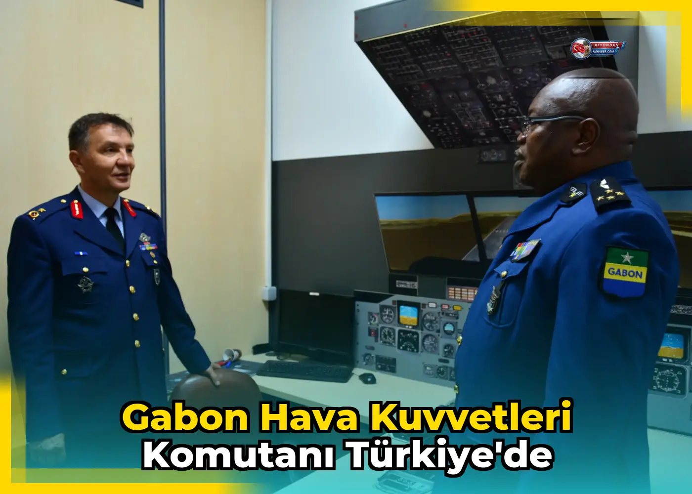 Gabon Hava Kuvvetleri Komutanı Türkiye'de