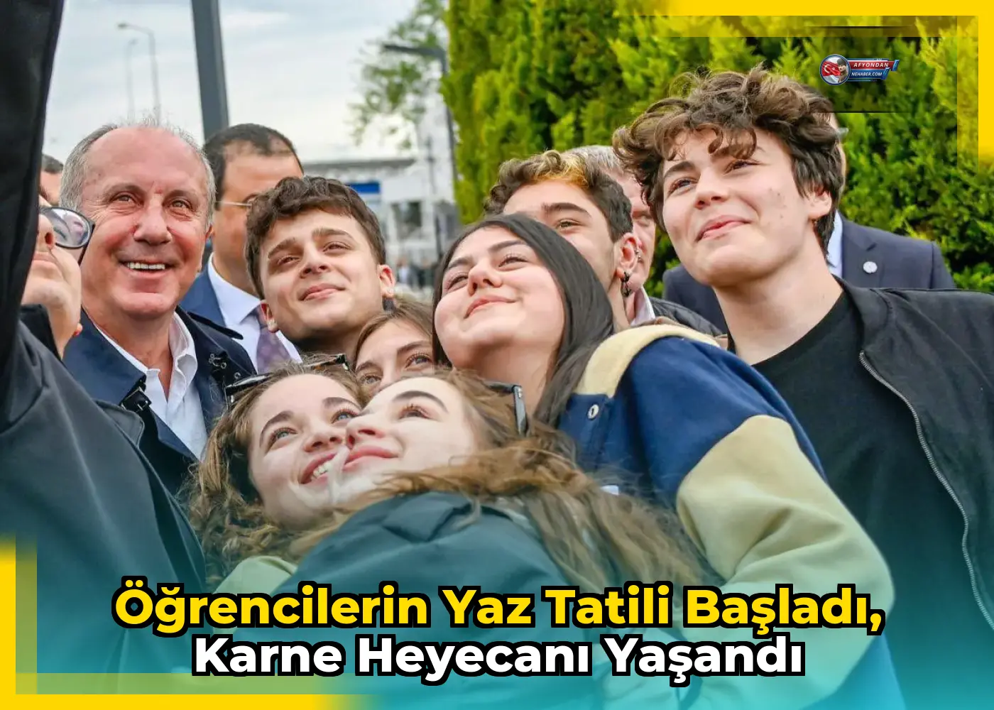 Öğrencilerin yaz tatili başladı, karne heyecanı yaşandı