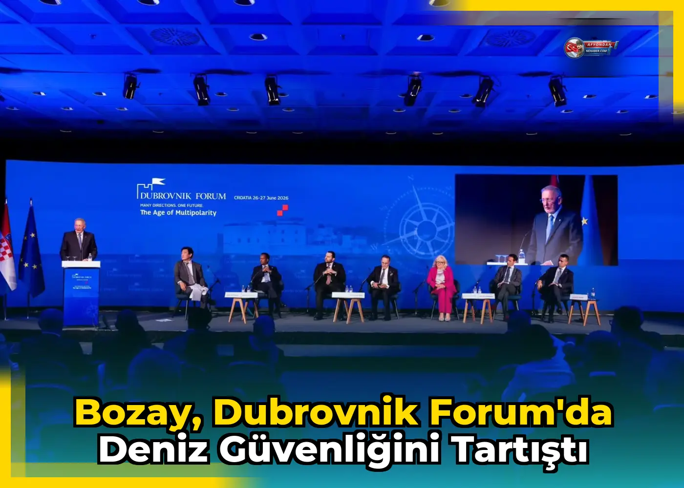 Bozay, Dubrovnik Forum'da deniz güvenliğini tartıştı