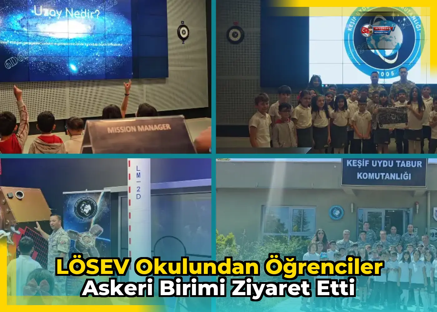 LÖSEV okulundan öğrenciler askeri birimi ziyaret etti