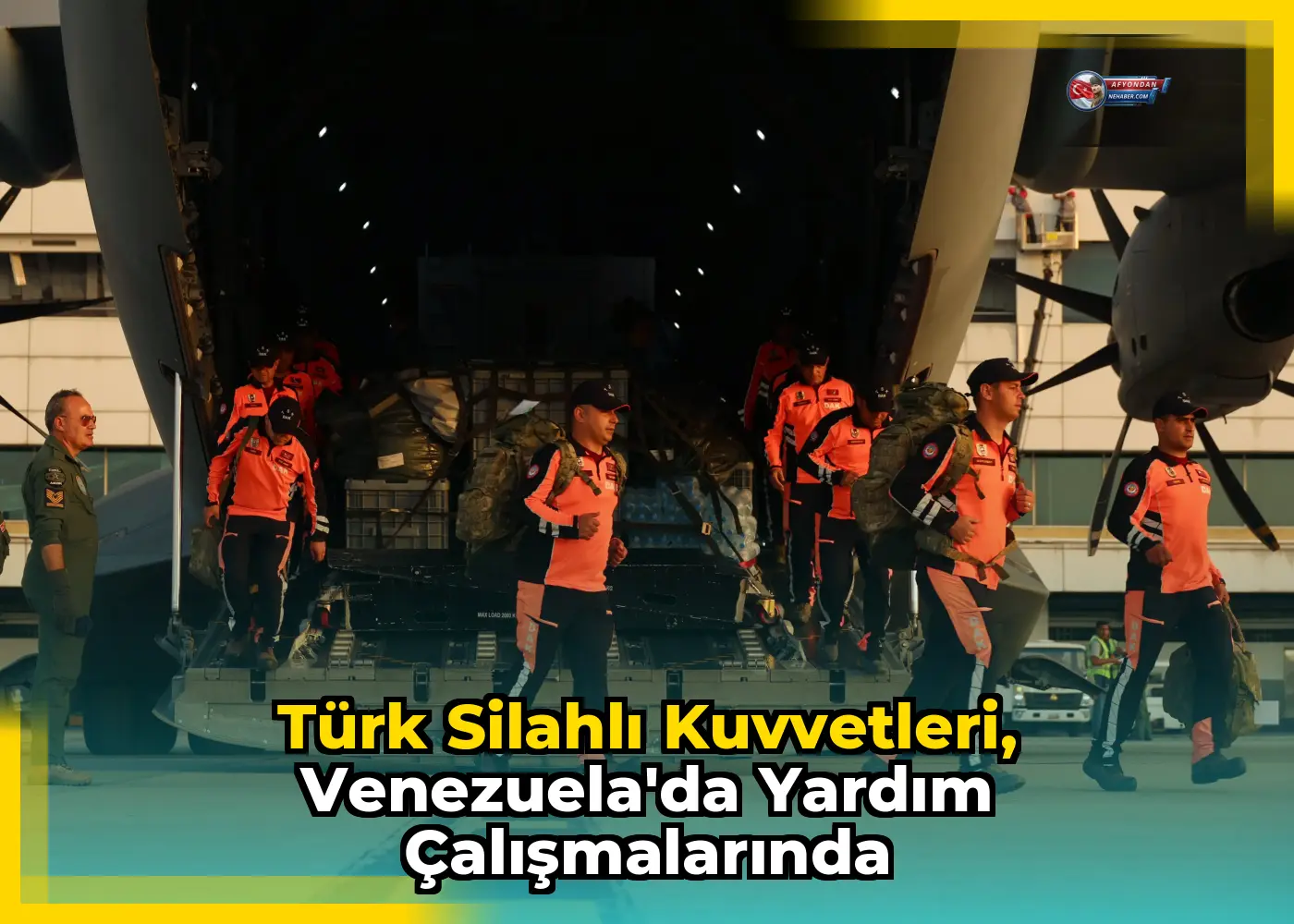 Türk Silahlı Kuvvetleri, Venezuela'da yardım çalışmalarında