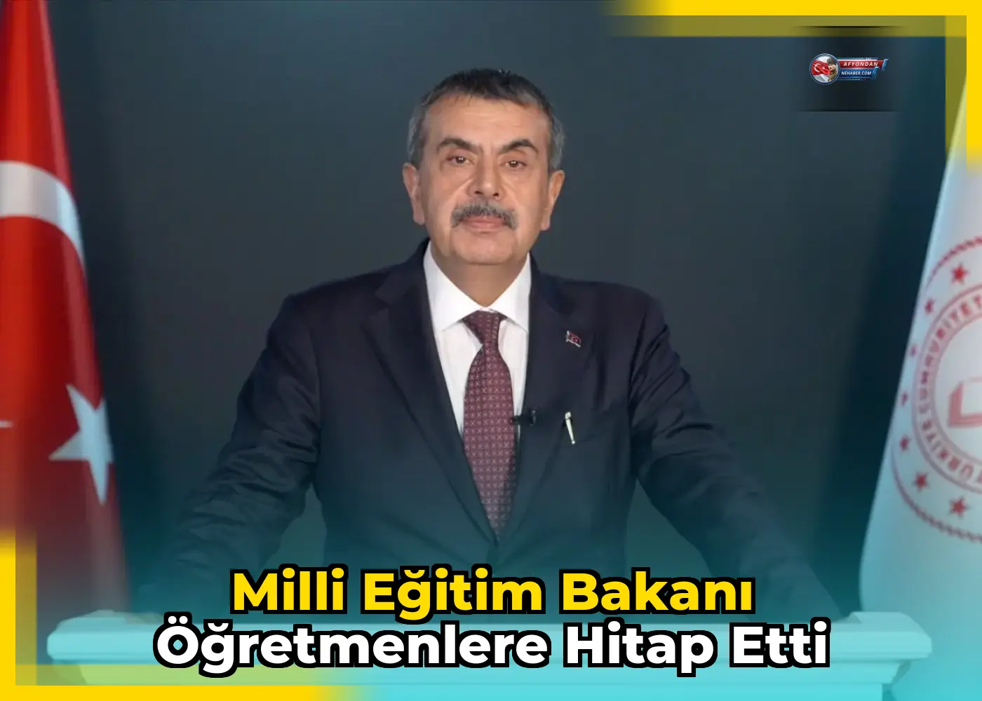 Milli Eğitim Bakanı öğretmenlere hitap etti