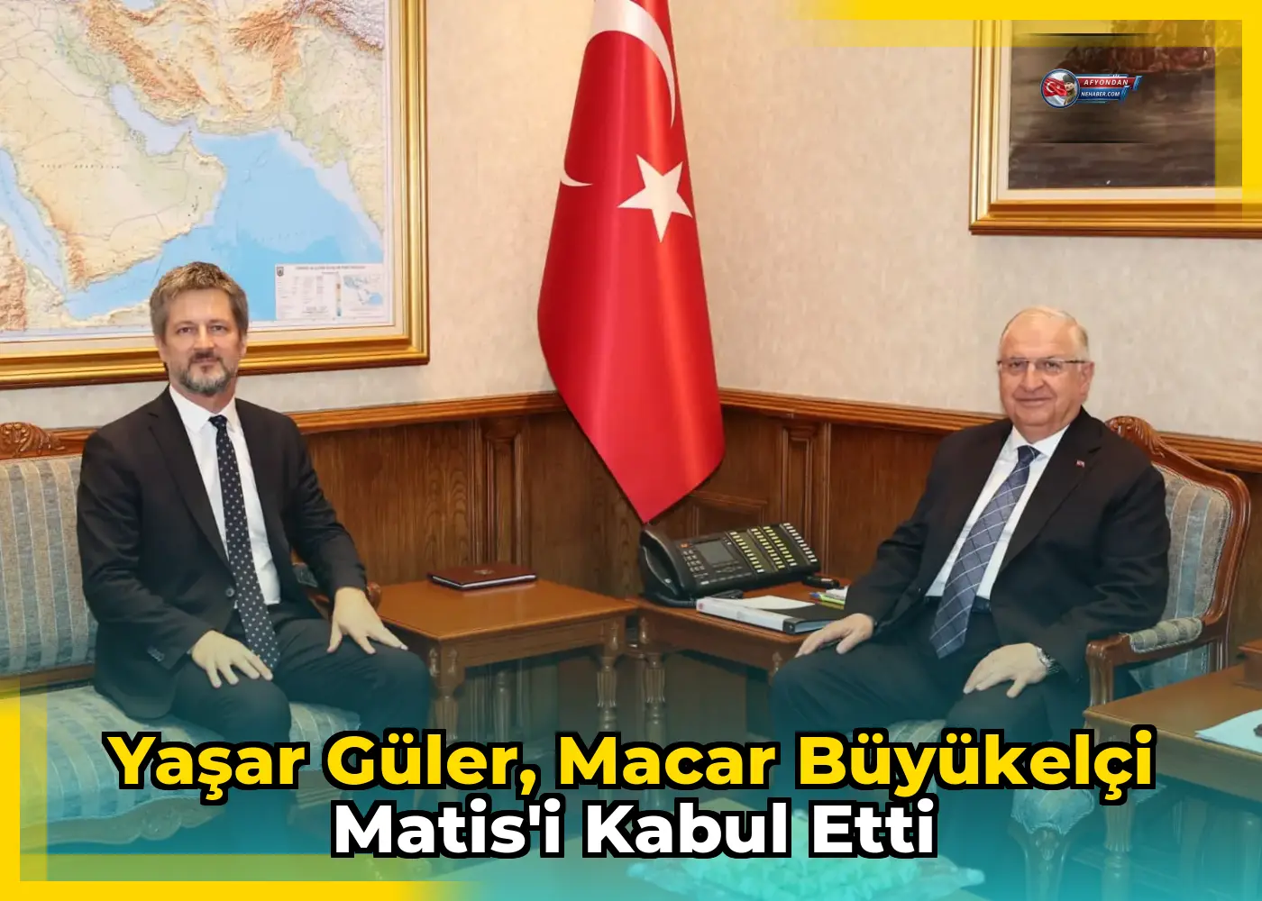 Yaşar Güler, Macar Büyükelçi Matis'i kabul etti