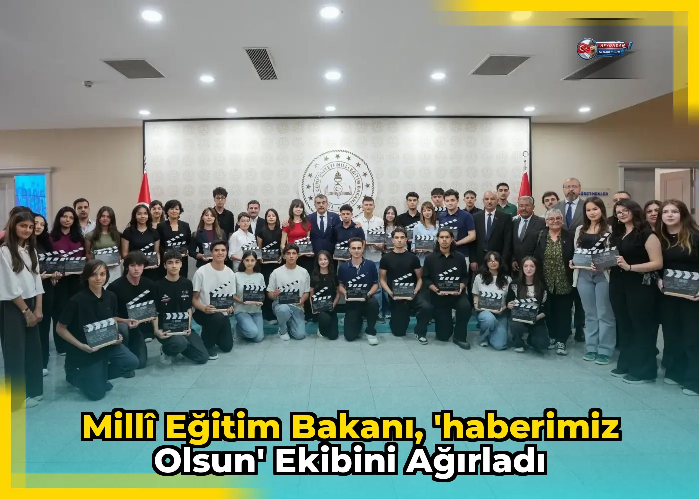 Millî Eğitim Bakanı, 'Haberimiz Olsun' Ekibini Ağırladı