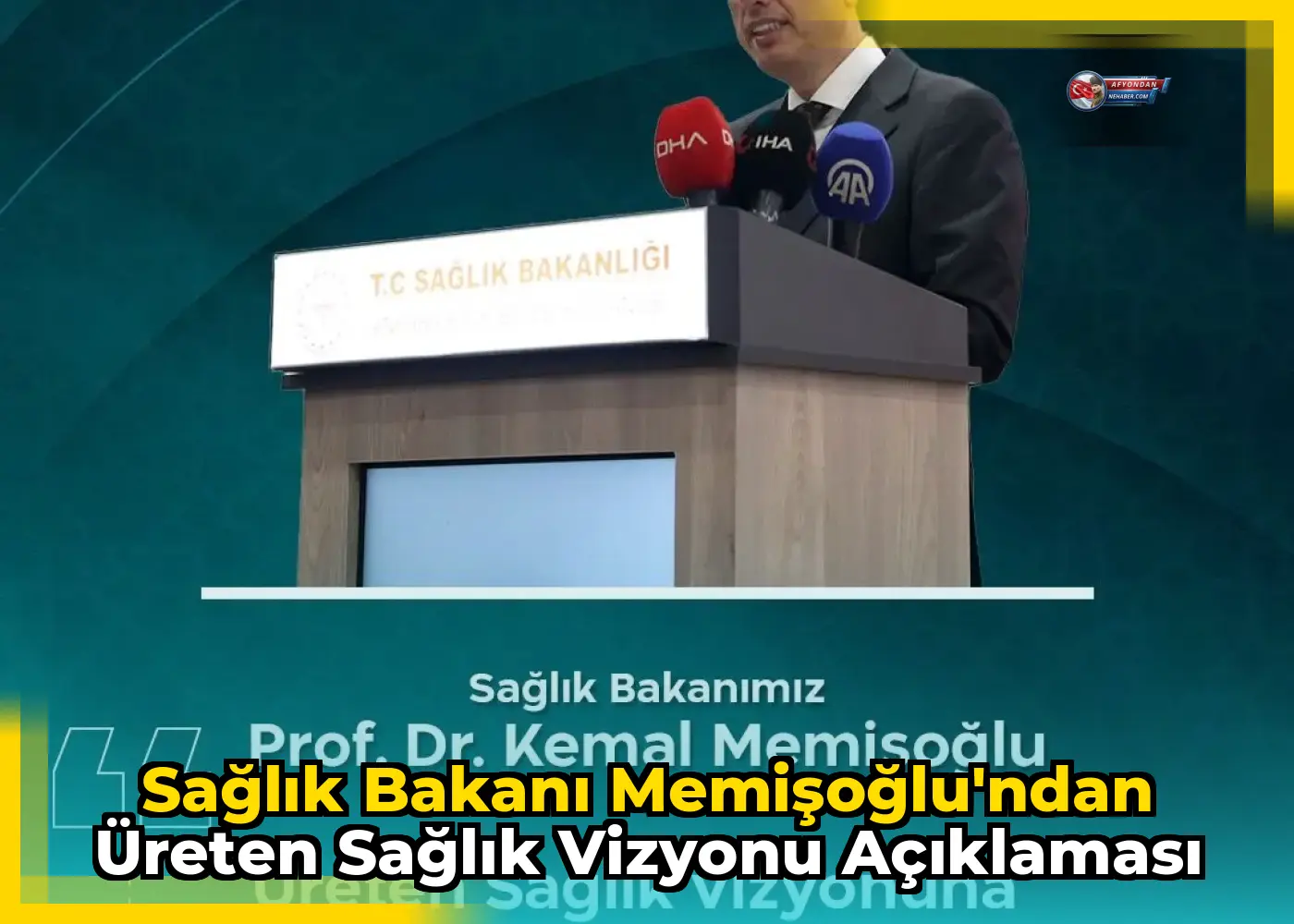 Sağlık Bakanı Memişoğlu'ndan Üreten Sağlık Vizyonu Açıklaması