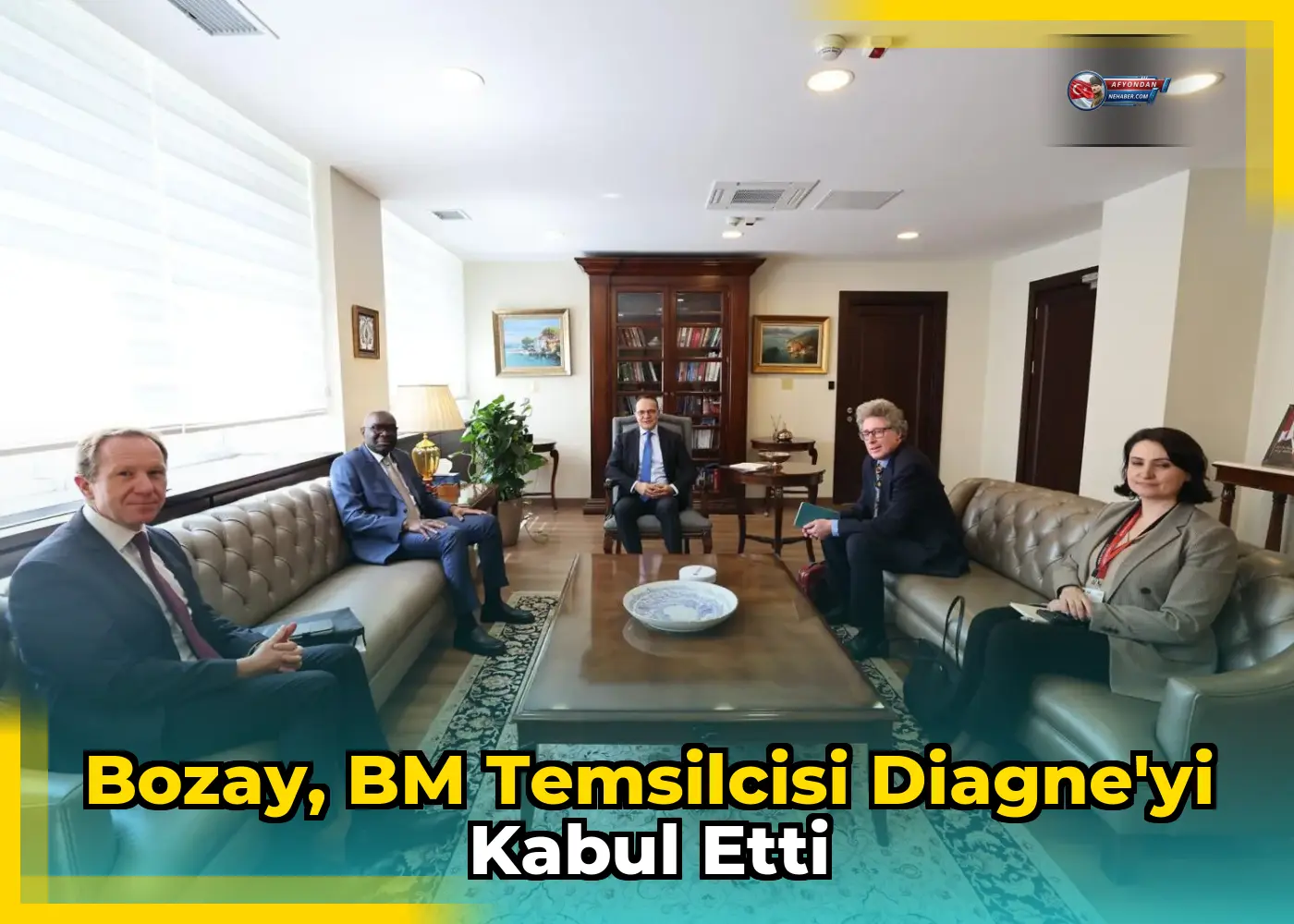 Bozay, BM Temsilcisi Diagne'yi kabul etti
