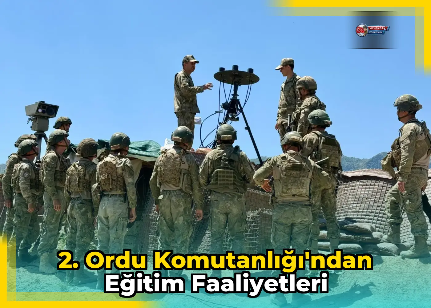 2. Ordu Komutanlığı'ndan eğitim faaliyetleri