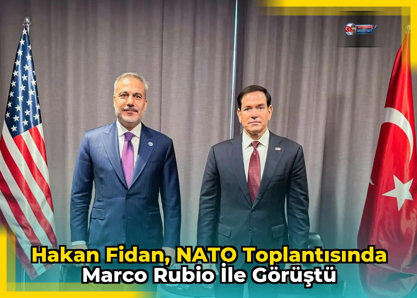Hakan Fidan, NATO Toplantısında Marco Rubio ile Görüştü