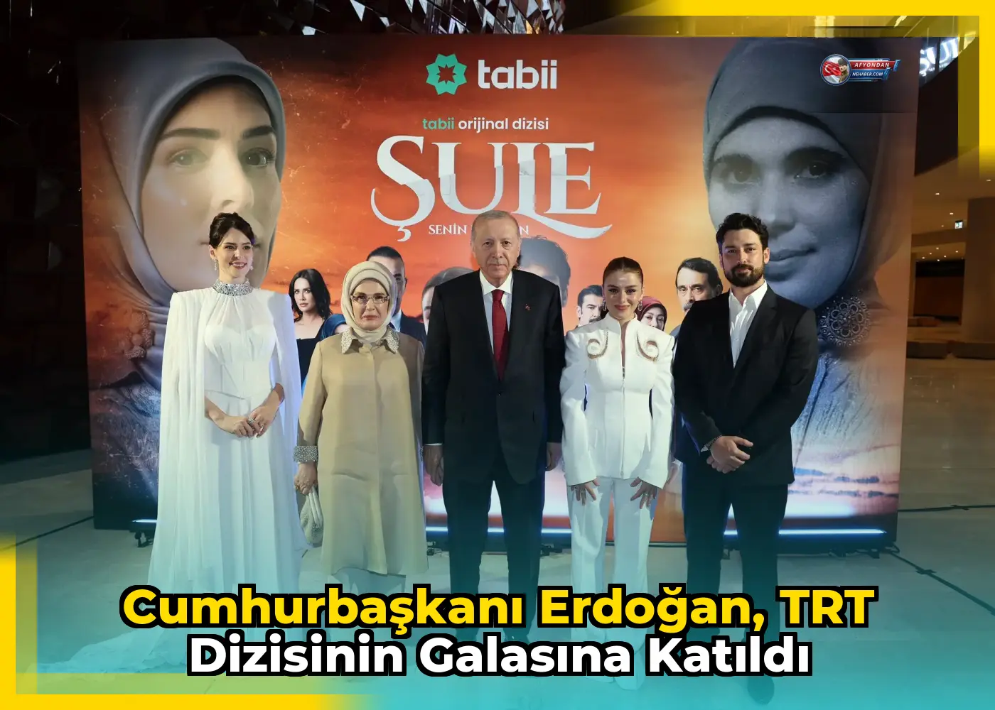 Cumhurbaşkanı Erdoğan, TRT dizisinin galasına katıldı
