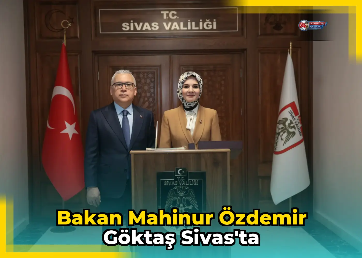 Bakan Mahinur Özdemir Göktaş Sivas'ta