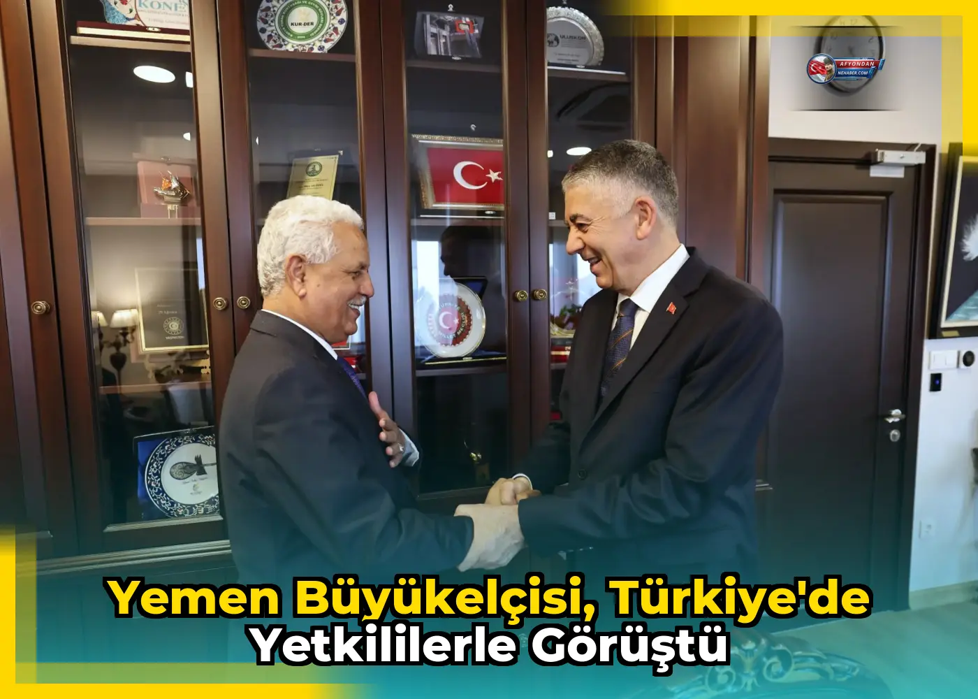 Yemen Büyükelçisi, Türkiye'de Yetkililerle Görüştü