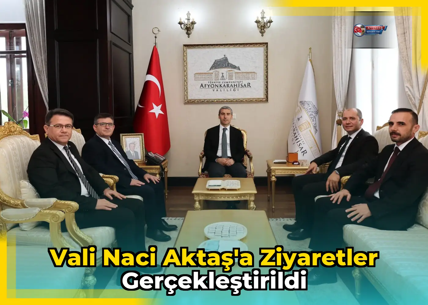 Vali Naci Aktaş'a ziyaretler gerçekleştirildi