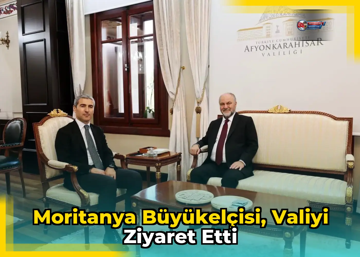 Moritanya Büyükelçisi, Valiyi Ziyaret Etti