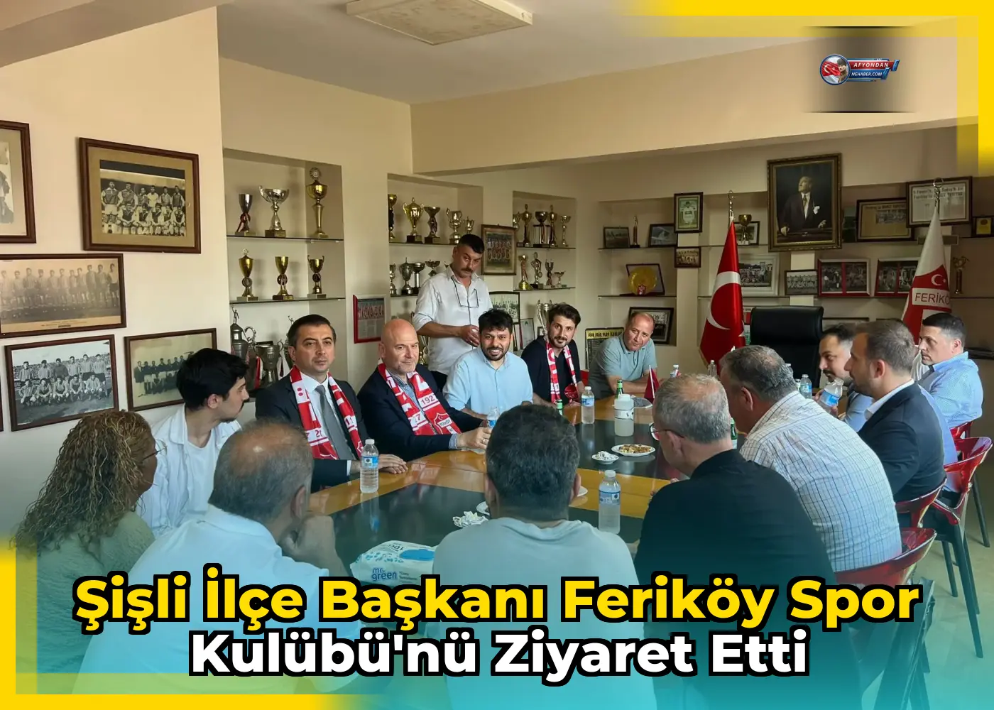 Şişli İlçe Başkanı Feriköy Spor Kulübü'nü ziyaret etti