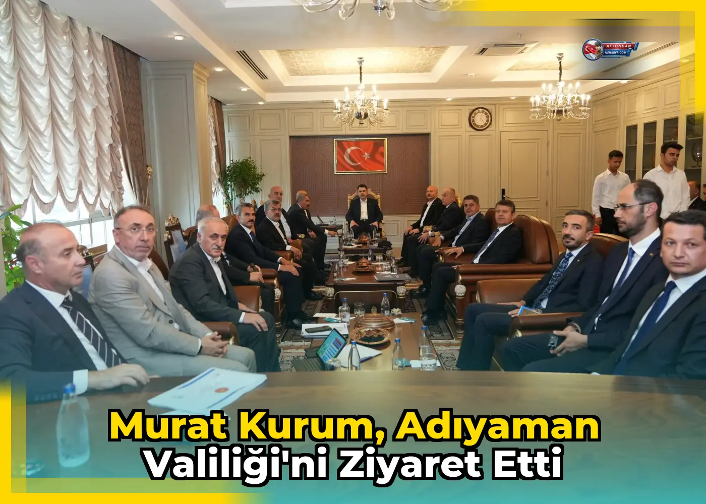 Murat Kurum, Adıyaman Valiliği'ni Ziyaret Etti