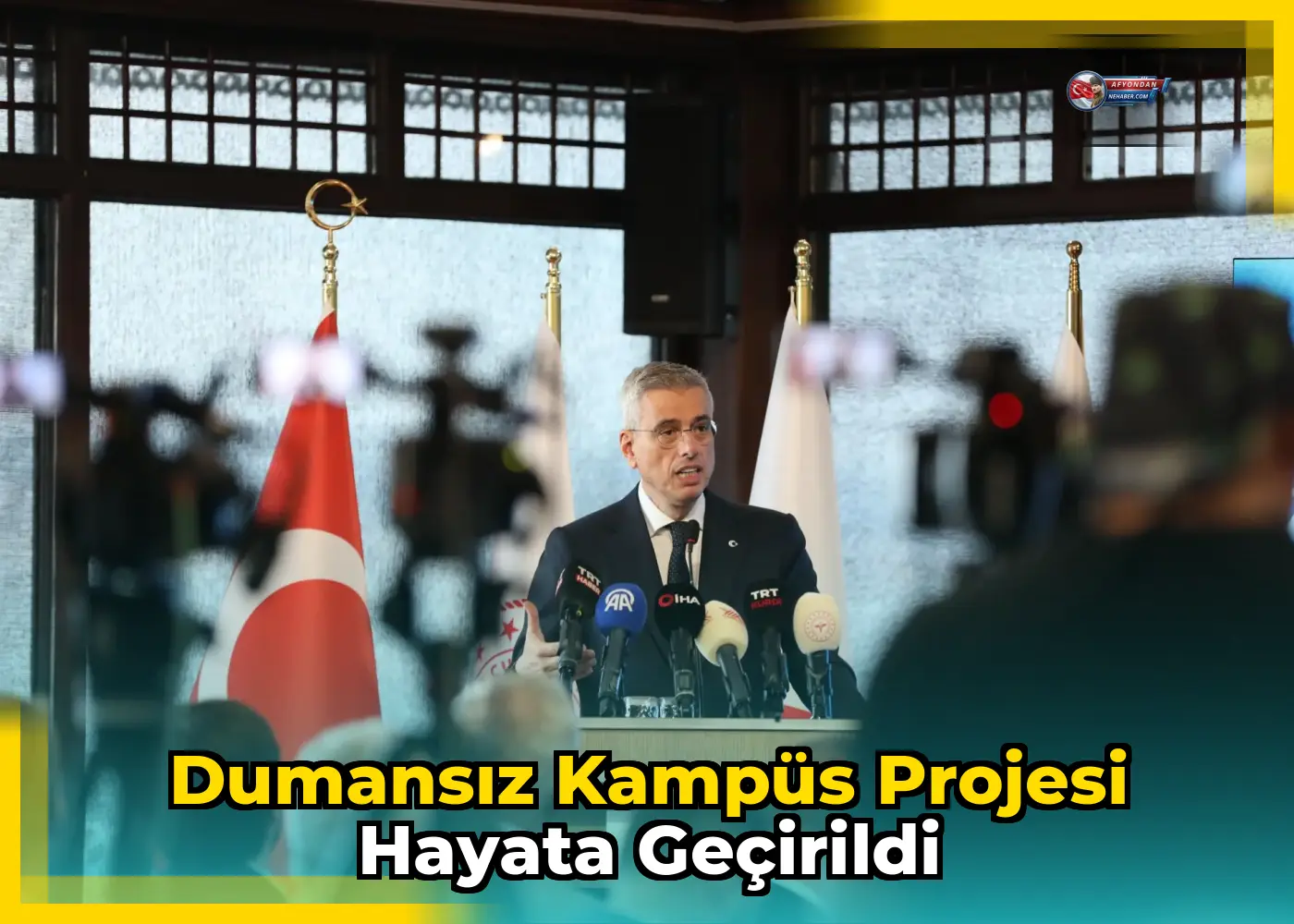 Dumansız Kampüs projesi hayata geçirildi