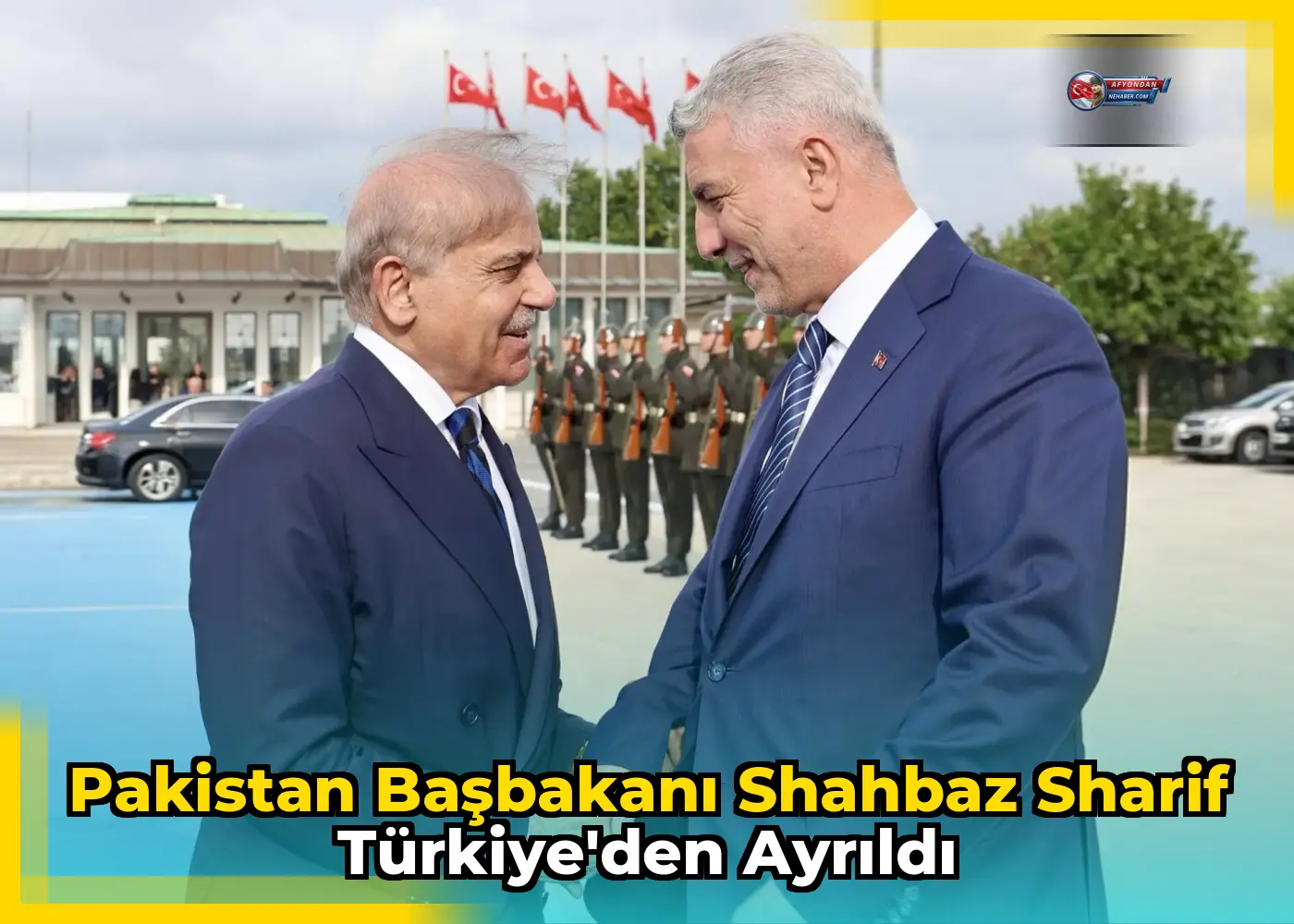 Pakistan Başbakanı Shahbaz Sharif Türkiye'den ayrıldı