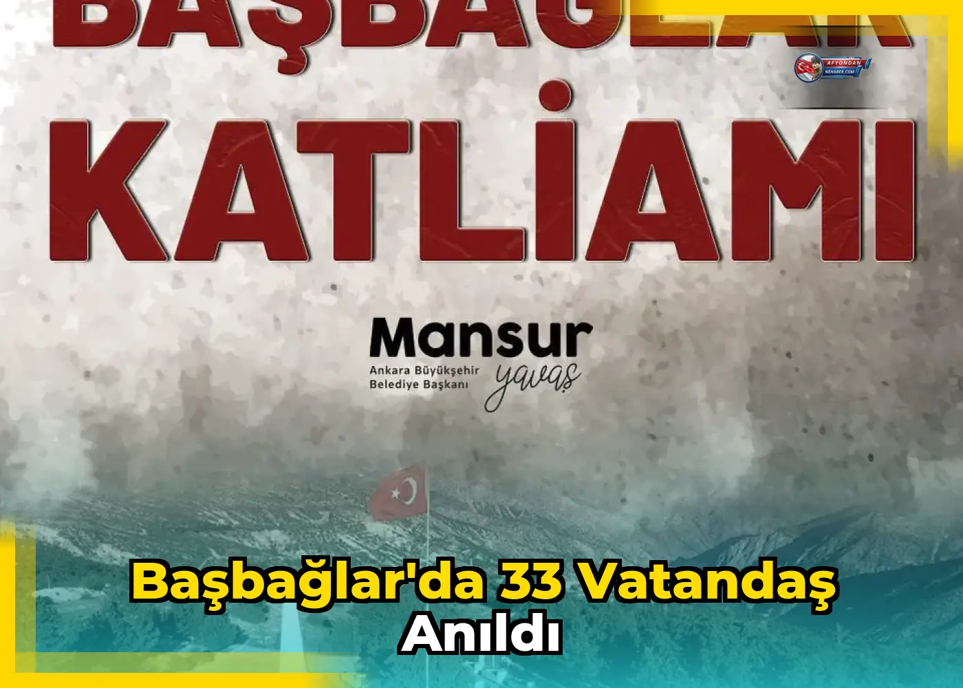 Başbağlar'da 33 Vatandaş Anıldı