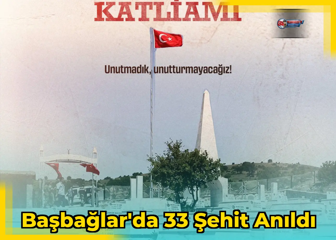 Başbağlar'da 33 şehit anıldı