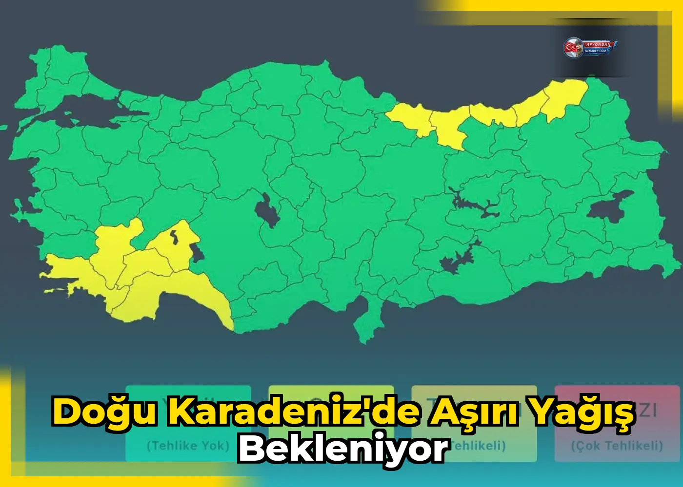 Doğu Karadeniz'de aşırı yağış bekleniyor