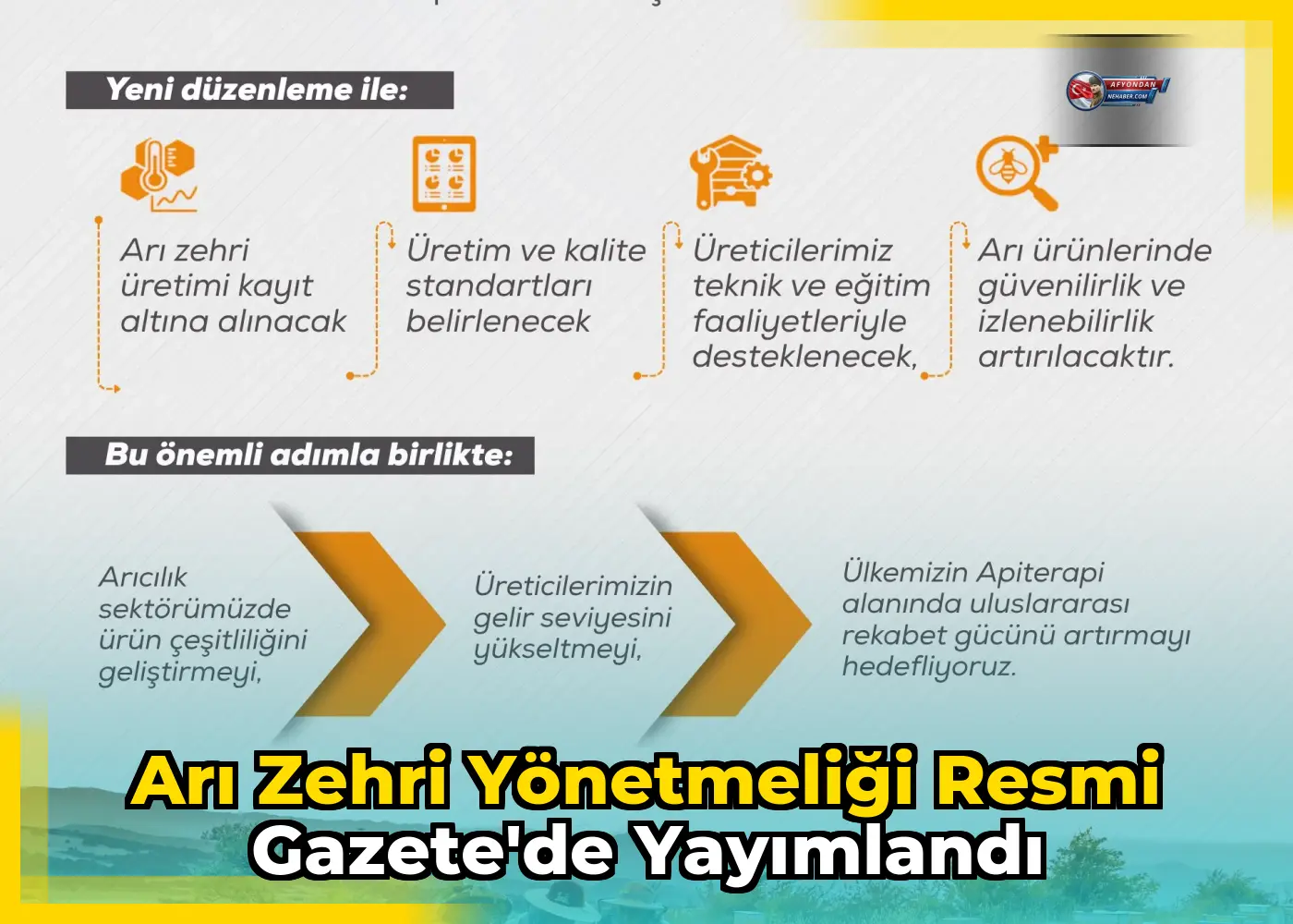 Arı Zehri Yönetmeliği Resmi Gazete'de Yayımlandı