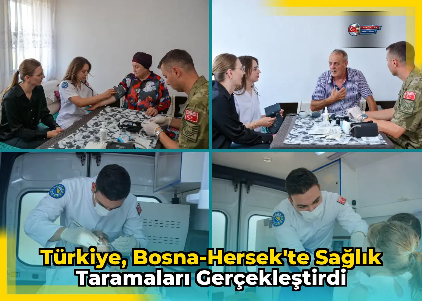 Türkiye, Bosna-Hersek'te sağlık taramaları gerçekleştirdi