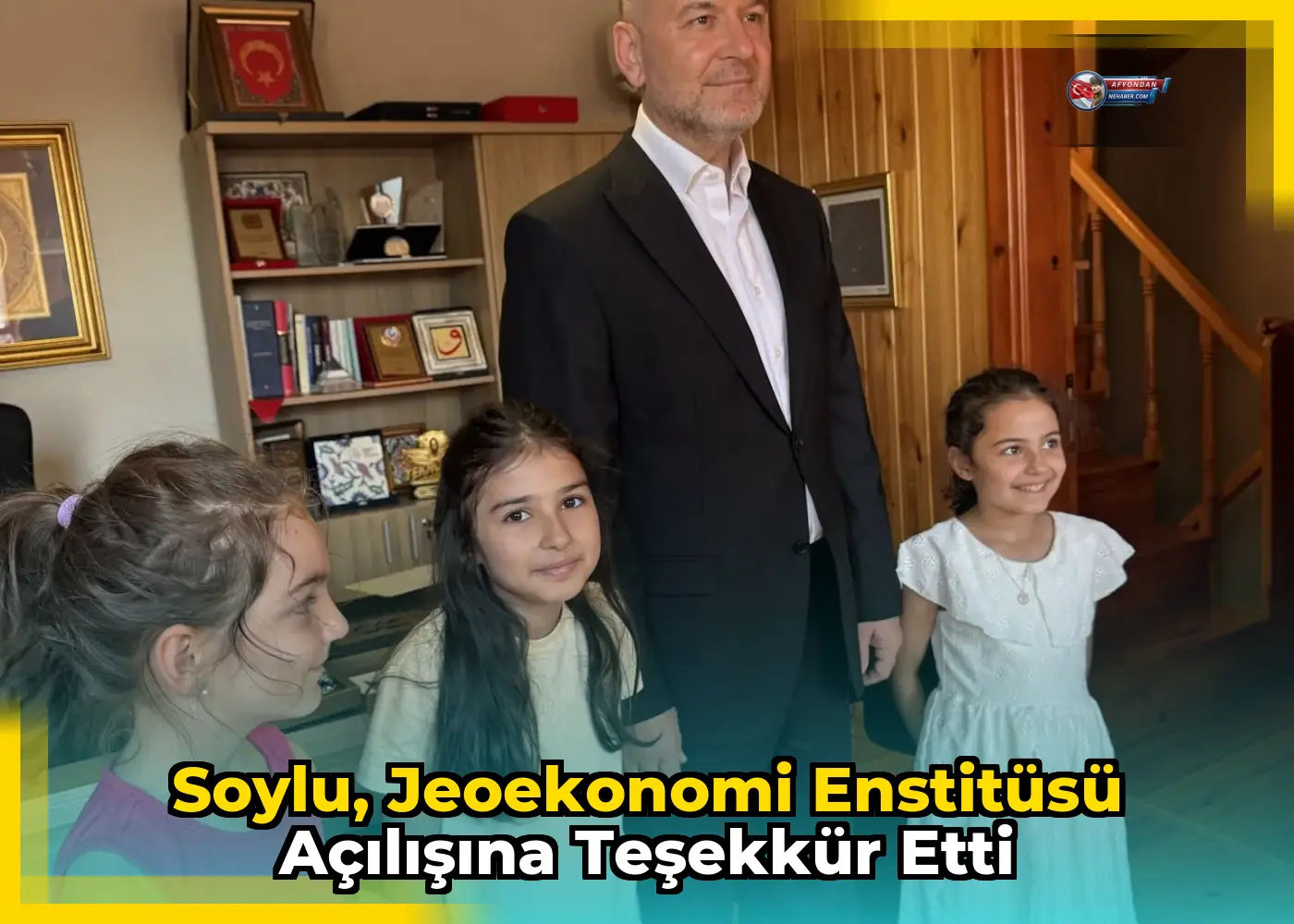 Soylu, Jeoekonomi Enstitüsü açılışına teşekkür etti