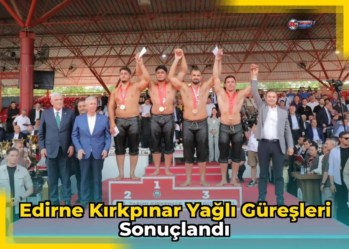 Edirne Kırkpınar Yağlı Güreşleri sonuçlandı