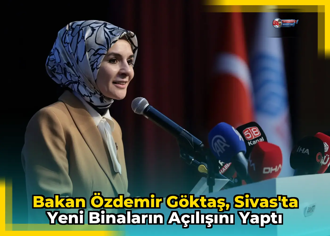 Bakan Özdemir Göktaş, Sivas'ta yeni binaların açılışını yaptı
