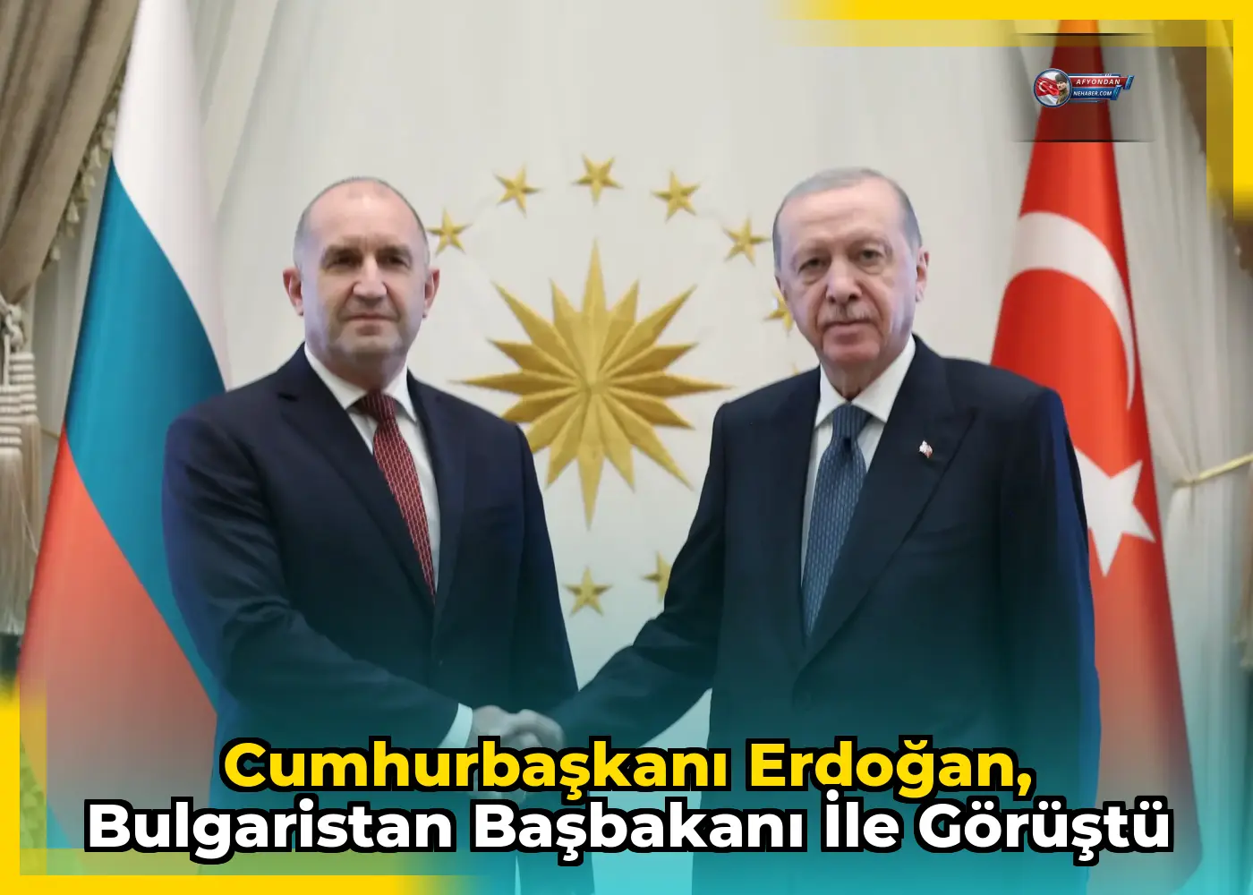 Cumhurbaşkanı Erdoğan, Bulgaristan Başbakanı ile görüştü
