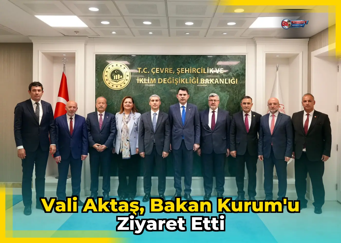 Vali Aktaş, Bakan Kurum'u ziyaret etti