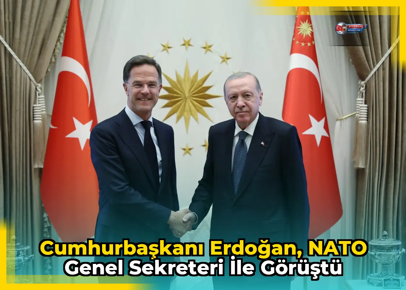 Cumhurbaşkanı Erdoğan, NATO Genel Sekreteri ile görüştü