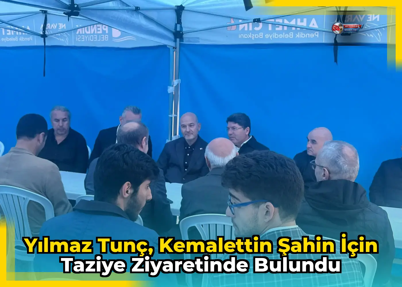 Yılmaz Tunç, Kemalettin Şahin için taziye ziyaretinde bulundu